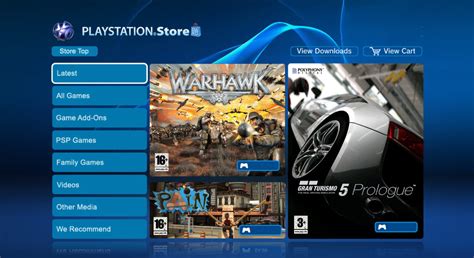 other things directly from the publisher of the game or app. . Playstation 3 store